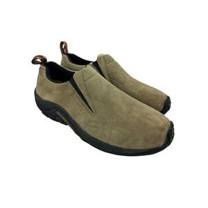 Merrell Jungle Moc Taupe Suede Slip On Hiking Walking Shoes Gorpcore Mens 9.5
